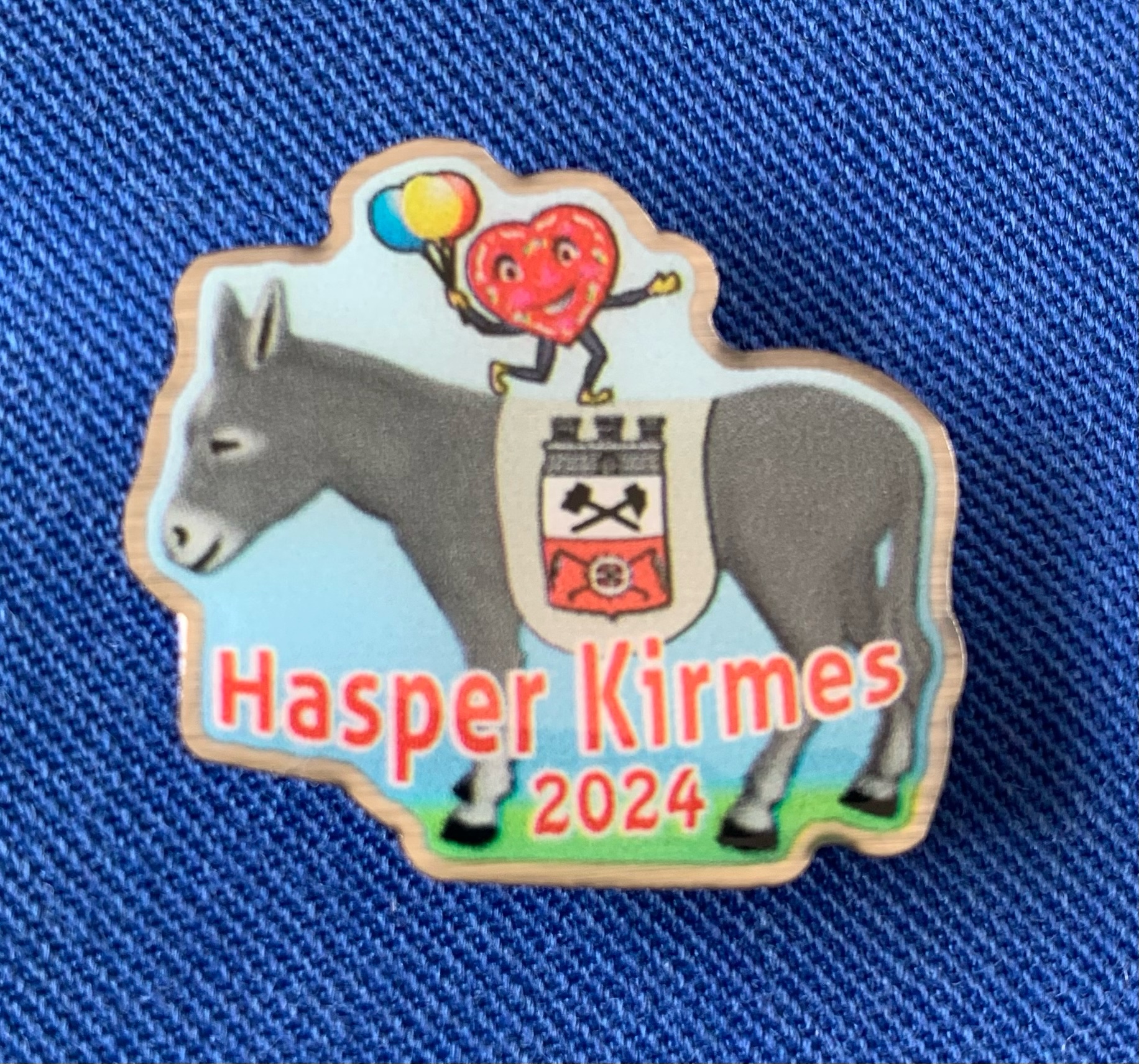 Der neue Pin zeigt den Hasper Kirmes-Esel