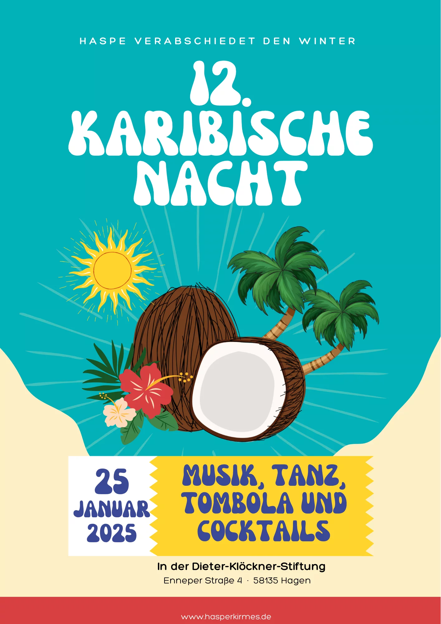 Karibische Nacht am 25.01.2025 in der DKS