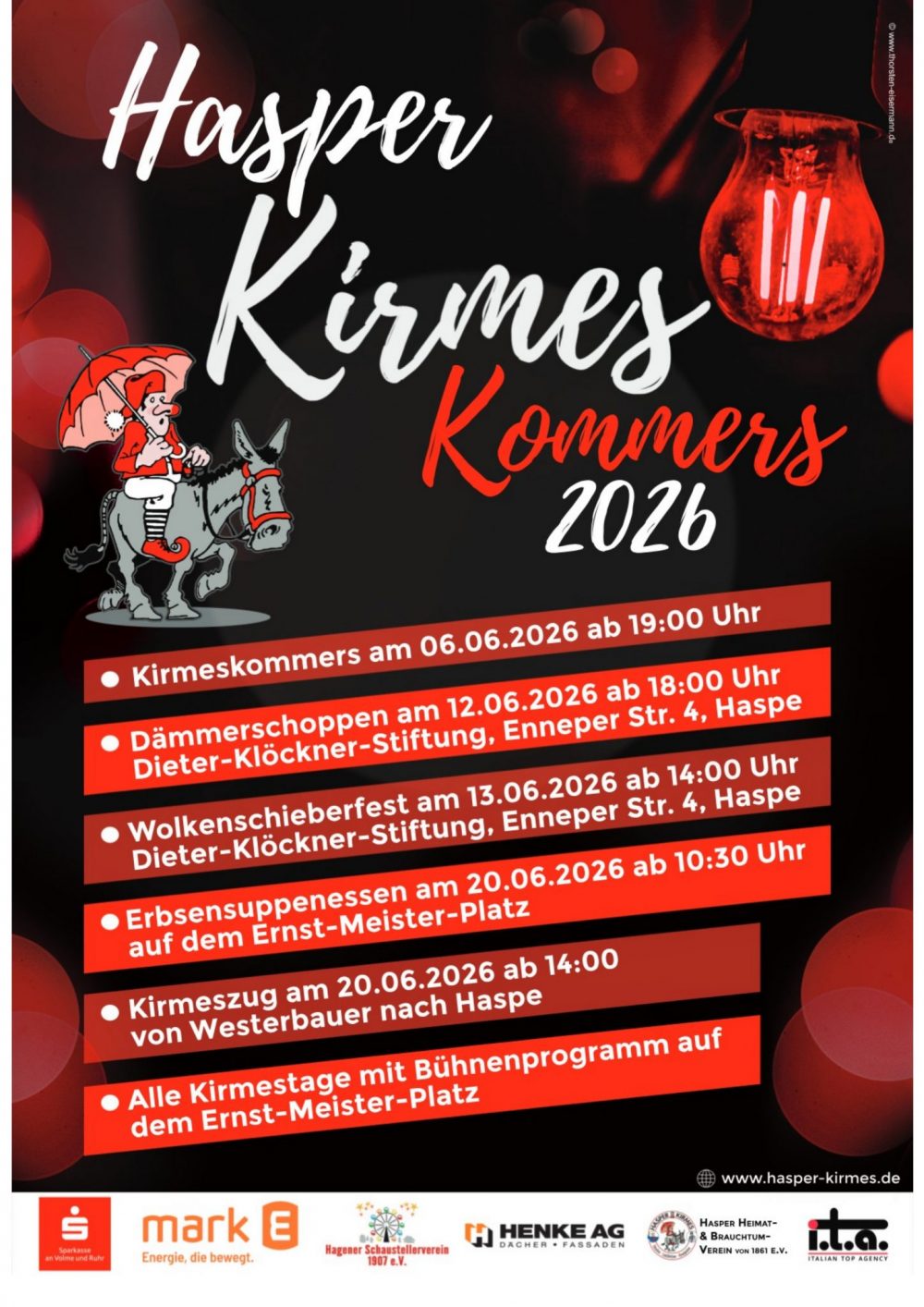 Einladung zum Kirmes Kommers 2026!