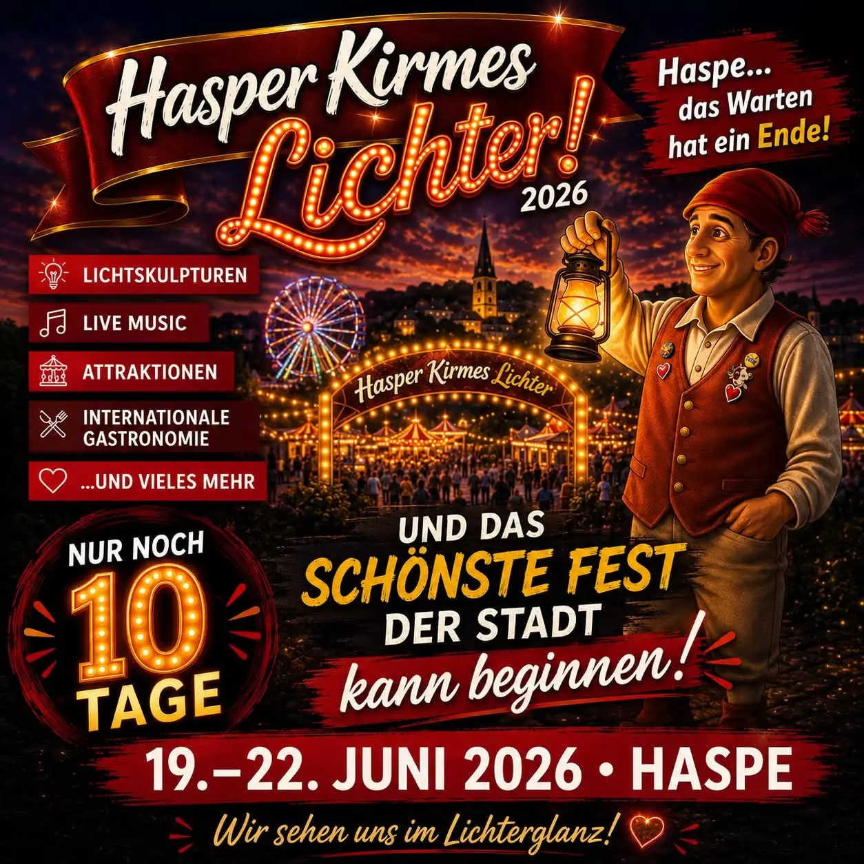 Nicht mehr lang ….